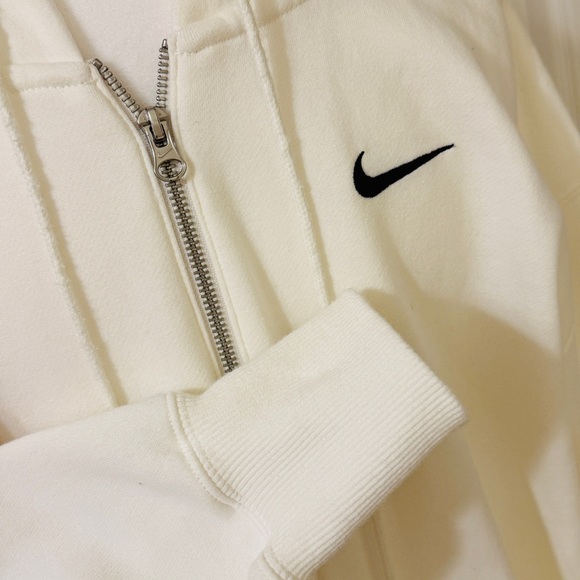 NIKE Men’s Zip Hoodie White Jacket Sz Small - Picture 5 of 12
